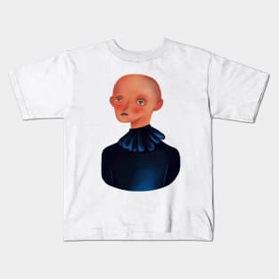 Bald boy from a dark tale Kids T-Shirt